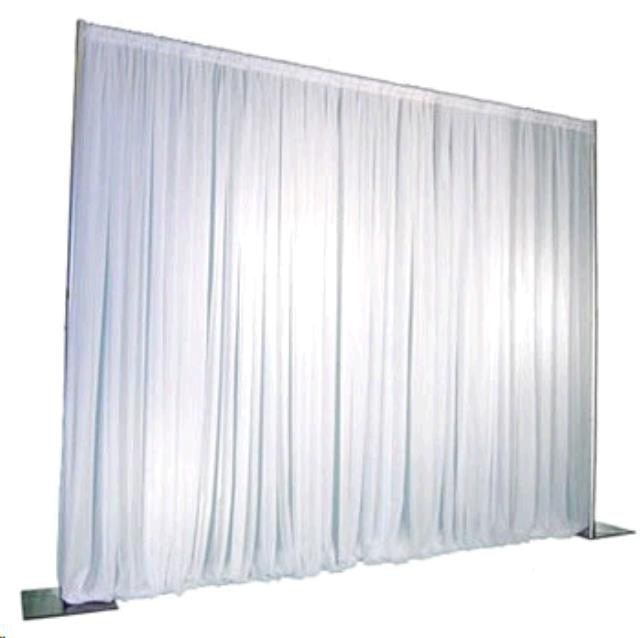 Rental store for PIPE   DRAPE 8  WHITE PER FT   3.60 FT in Spartanburg SC