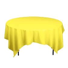 Rental store for 54 X54  OVLY TABLECLTH, LEMON in Spartanburg SC