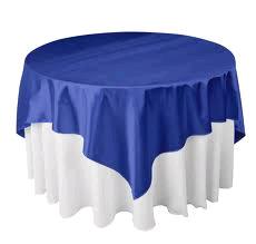Rental store for 72 x72  OVLY TABLECLTH, ROYALBL in Spartanburg SC