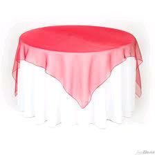 Rental store for 72 x72  OVLY TABLECLTH, RED SPARKLE in Spartanburg SC