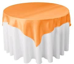 Rental store for 70 X70  OVLY TABLECLTH, ORANGE in Spartanburg SC