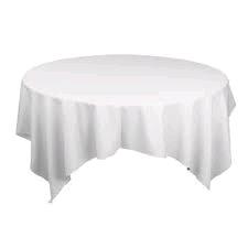 Rental store for 72 X72  OVLY TABLECLTH, WH in Spartanburg SC