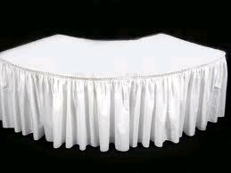 Rental store for 42 X84  TABLECLTH, SERPENTINE, WHITE in Spartanburg SC