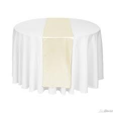 Rental store for TABLE RUNNER, IVORY 12 X96 in Spartanburg SC