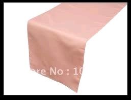 Rental store for TABLE RUNNER, LT PINK 12 X96 in Spartanburg SC