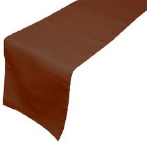 Rental store for TABLE RUNNER, CHOCOLATE 12 X96 in Spartanburg SC