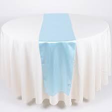 Rental store for TABLE RUNNER, LT BLUE 12 X96 in Spartanburg SC
