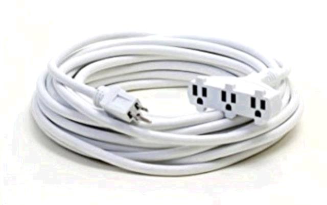 Rental store for 50  CORD  WHTE  TRI PLUG 12 3 in Spartanburg SC