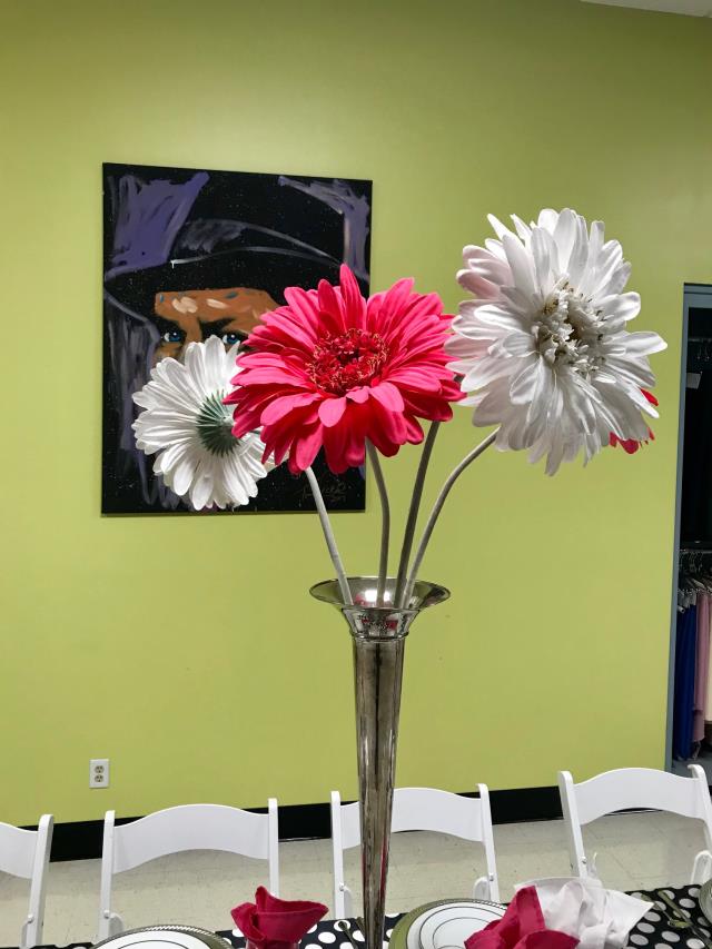 Rental store for OVERSIZED FLOWER DECOR. - WHITE in Spartanburg SC