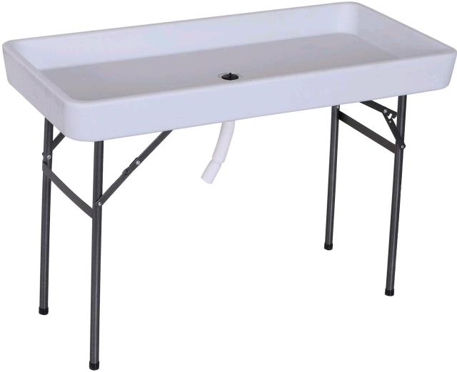 Rental store for DRINK CHILLING TABLE 4  WHITE W FOLD LEG in Spartanburg SC